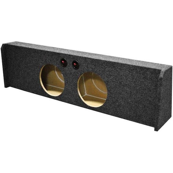 Hi-Tec 12 in. Dodge Downfire Unloaded Speaker Box Enclosure for Ford; Black HI290640 - main